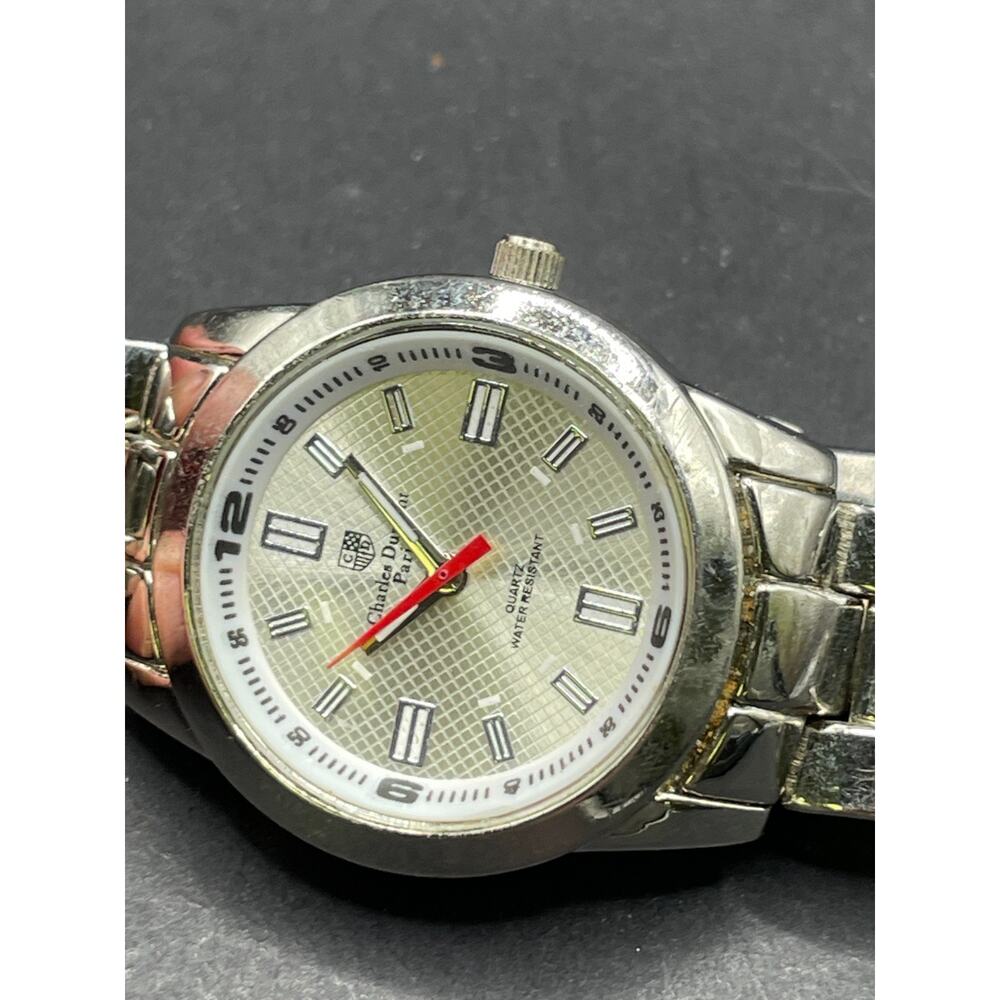 Charles Dumont Paris MB-6888L Silver Tone Women's Quartz Watch Water Resistant